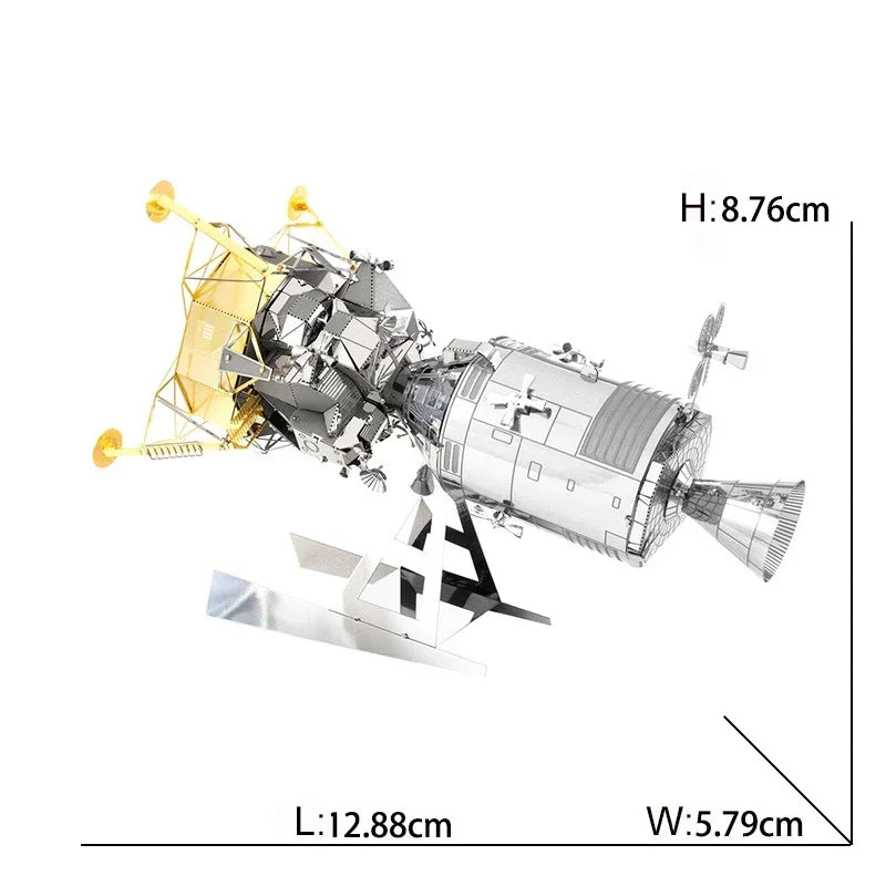 Weltraumforschung 3D Metallpuzzle Shuttle Hubble Weltraumteleskop Mars-Rover Modell Spielzeug für Kinder Kreatives Puzzle Geschenk Spielzeug
