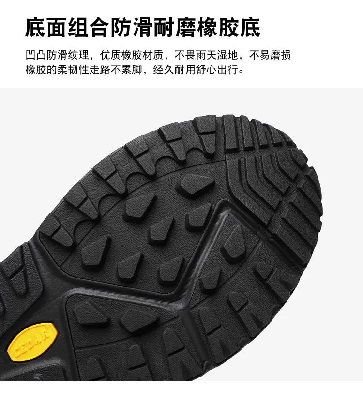 RAN Hiking Shoes Men waterproof Anti slip trekking Climbing Mountaineering Women Lightweight Outdoor sneakers ankle travel Shoes