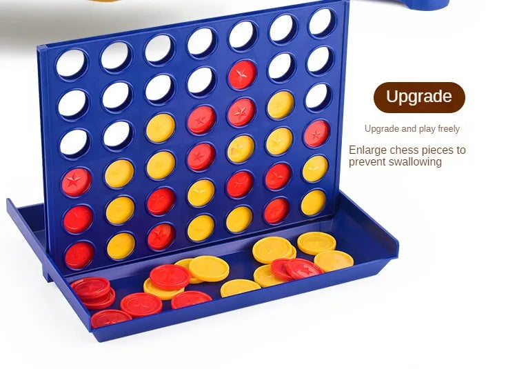 Vier-Gewinnt-Bingo-Schach-Verbindungs-Klassiker-Familienbrettspiel-Spielzeug-Spaß-Lernspielzeug für Kinder-Unterhaltungsspiel