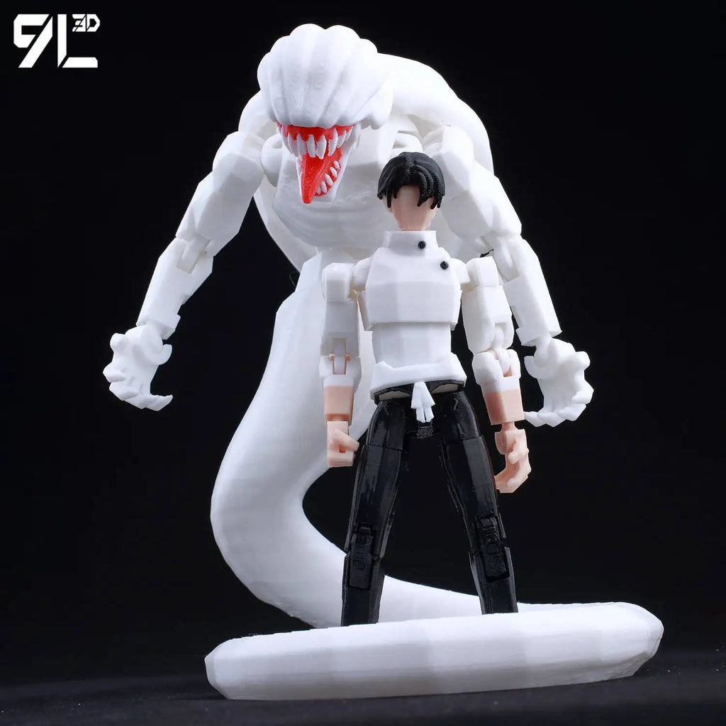 9L3D Lucky13 Gojo Sukuna Jujutsu Fushiguro Toji Gojo Satoru Actionfigur Dummy13 T13 Mehrgelenkige Sammlerstücke Titan13