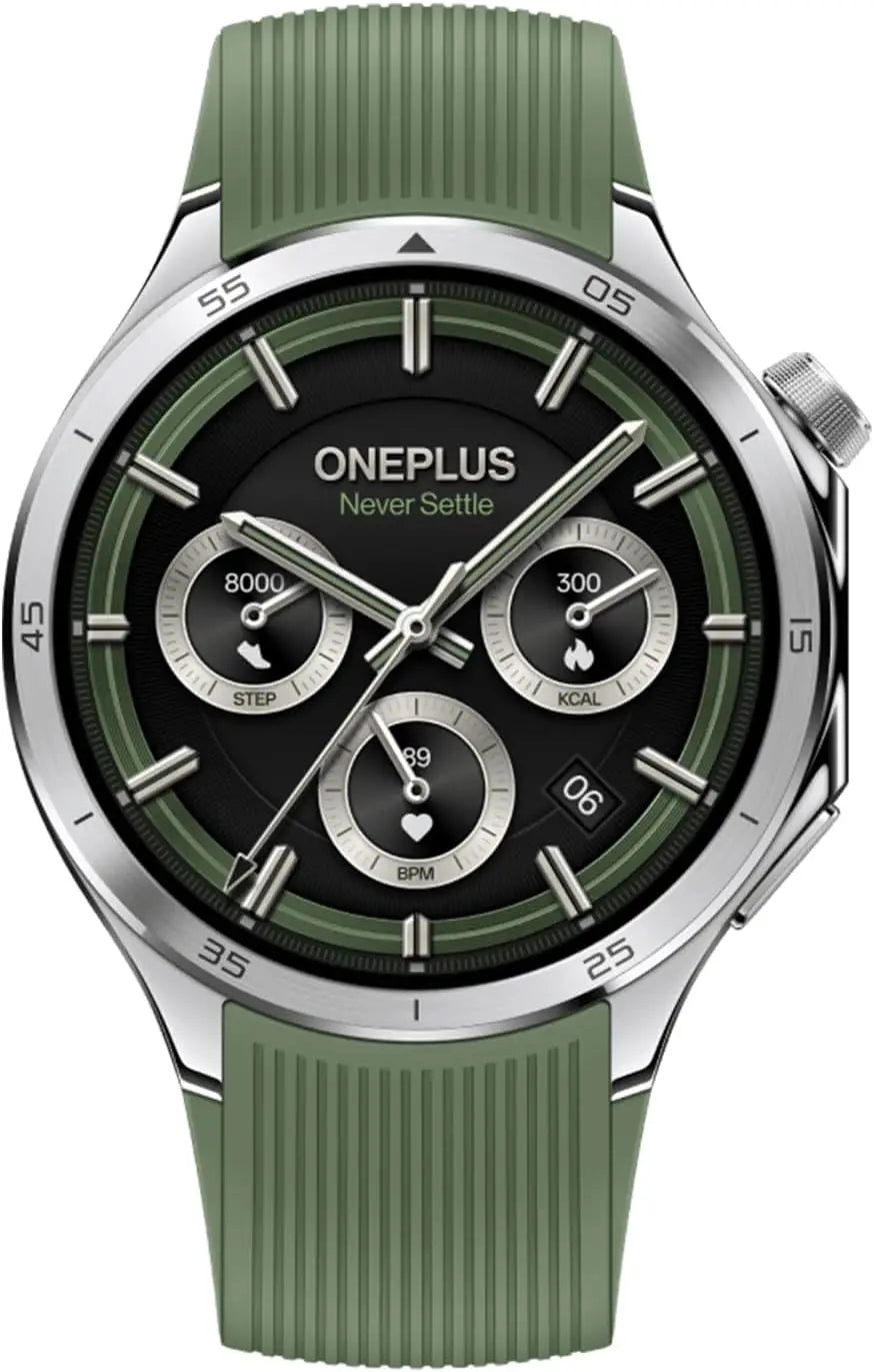 OnePlus Watch 3 46mm OPWWE251 Smartwatch 1,5" LTPO-Display Schnellladung 120 Stunden Akkulaufzeit 100 Sportmodi Dualfrequenz-GPS
