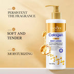 Kollagen Körperlotion zur Straffung & Hydratation – Intensive Feuchtigkeitspflege Anti-Aging-Haut für trockene, schlaffe Haut, Pflege 300g/Stück