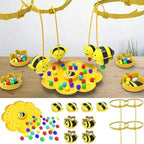 Bumble Bee Magnetspiel Lustige Familienbrettspiele Montessori Sortierpuzzle Angelspiel Interaktive Spiele für Kinder und Erwachsene