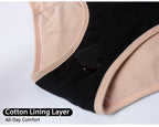 3 Stk./Set Menstruationshöschen Damen sehr starke Blutung Menstruationsunterwäsche High Waist Auslaufsicher Period Panties für Mädchen Set
