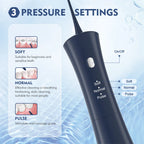 Sejoy Tragbarer elektrischer Munddusche Wasserflosser 6 Düsen 3 Modi Wiederaufladbarer Smart Dental Water Jet Zahnreiniger