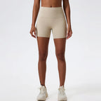 Hearuisavy Damen Yoga Shorts Sommer Soft Buttock Lift Gym Leggings High Waist Sport Shorts Damen Running Workout Shorts Female