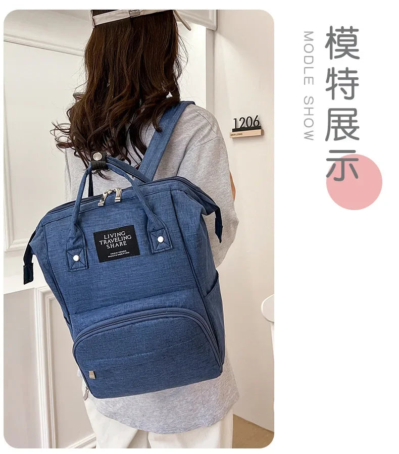Wickelrucksack Windeltasche Mama Große Kapazität Taschen Mama Baby Multifunktionale Wasserdichte Outdoor Reise Windeltaschen für die Babypflege