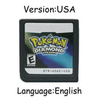 Pokemon Serie DS Spielmodul Videospielkonsole Karte HeartGold SoulSilver Diamond Platinum Pearl Mehrsprachig für NDS 3DS