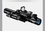 3-9X32 EG Scope 3 in 1 Combo Hunting Scope Red Green Illuminated with Holographic Reflex 4 Reticle Red Green Dot Sight Caza