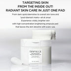 SKIN1004 MADAGASCAR CENTELLA PAD,Essenzgetränkte Pad-Textur,Für einen strahlenden Teint,Feuchtigkeitsspeicherung,Koreanische Hautpflege,Koreanisches Make-up