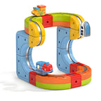 Magnetisches Bullet Train Set für Kinder mit elektrischer Lokomotive, DIY-Gleisbausteinen, pädagogischem MINT-Bauspielzeug, Geburtstagsgeschenk