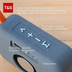 Lautsprecher TG506 Tragbare Mini Wireless Soundbar Bluetooth 5.0 Outdoor Indoor HIFI-Lautsprecher Unterstützung TF-Karte FM-Radio Wasserdicht