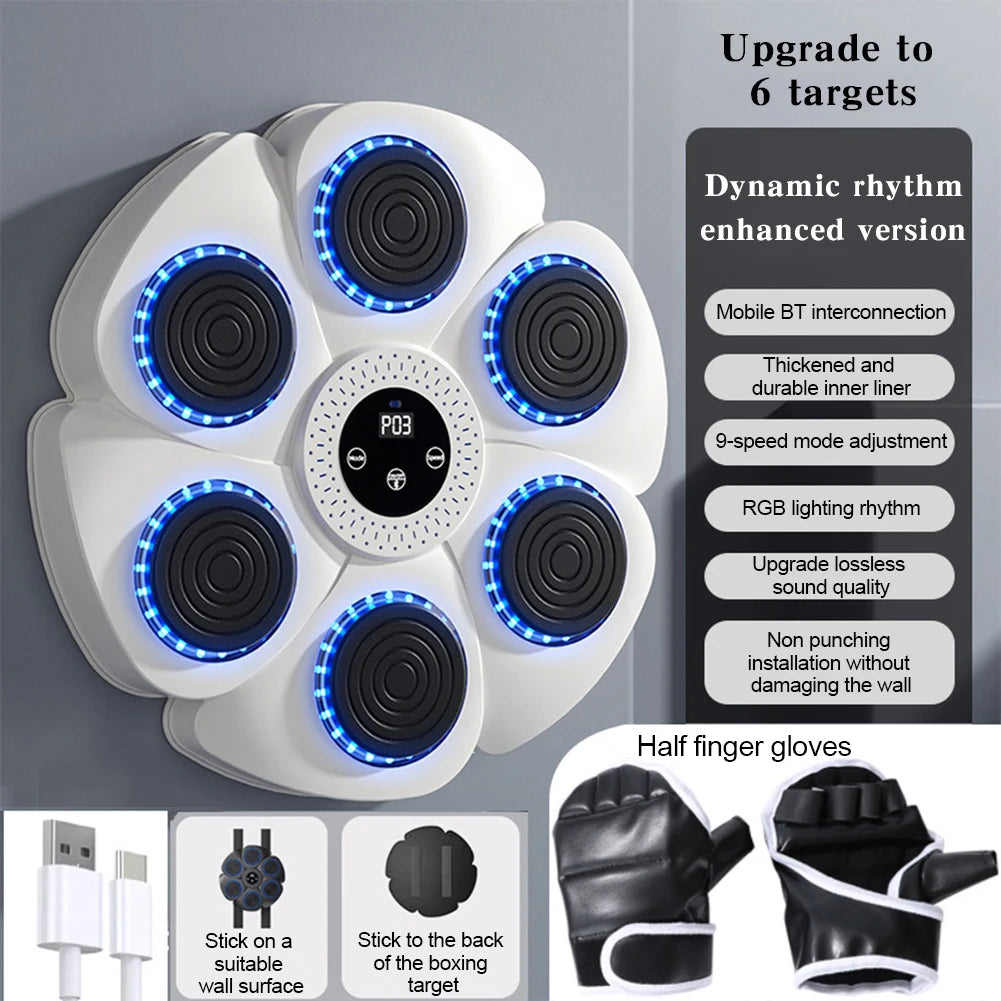 Neue Smart Music Boxing Maschine Erwachsene/Kinder Sport Fitness Box-Trainer Heimtraining Reaktions-Trainingsbox-Wandziel
