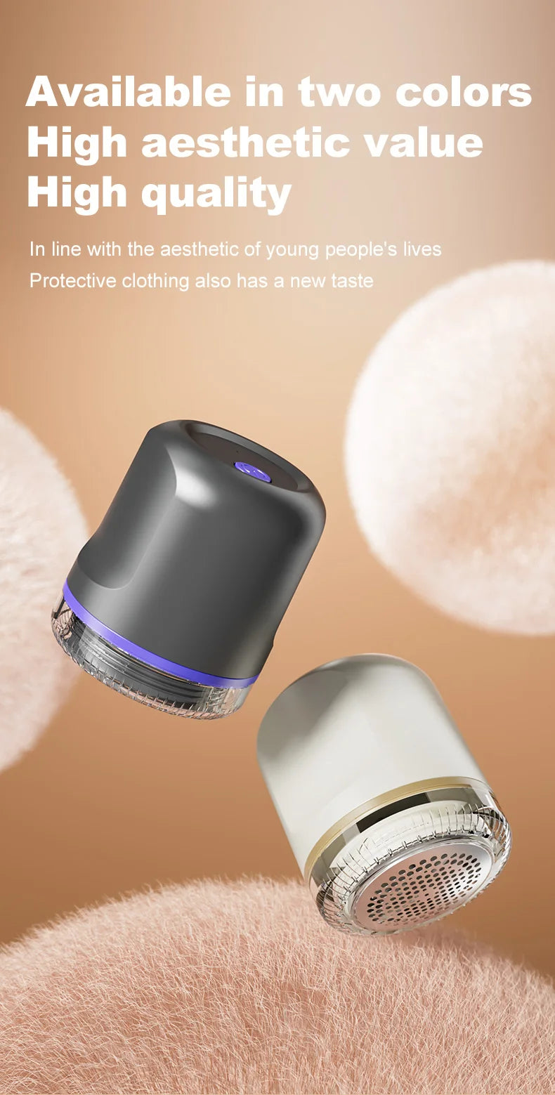2025 Fusselentferner Wiederaufladbarer Tragbarer Fusselentferner Pullover Pilling-Entferner Stoffrasierer für Kleidung Sofa Möbel Pilling Fussel