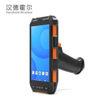 5,5 Zoll tragbares Handheld Android 13 PDAs RFID-Lesegerät Scanner Robustes Handheld Barcode-Lesegerät mit 8000mAh 64GB Octa Core WiFi NFC