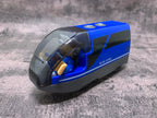 Elektrische Zuglokomotive Magnetisches Auto Druckguss-Modell Steckplatz passend für alle Marken Holzzugschienenbahn für Kinder Spielzeug W02