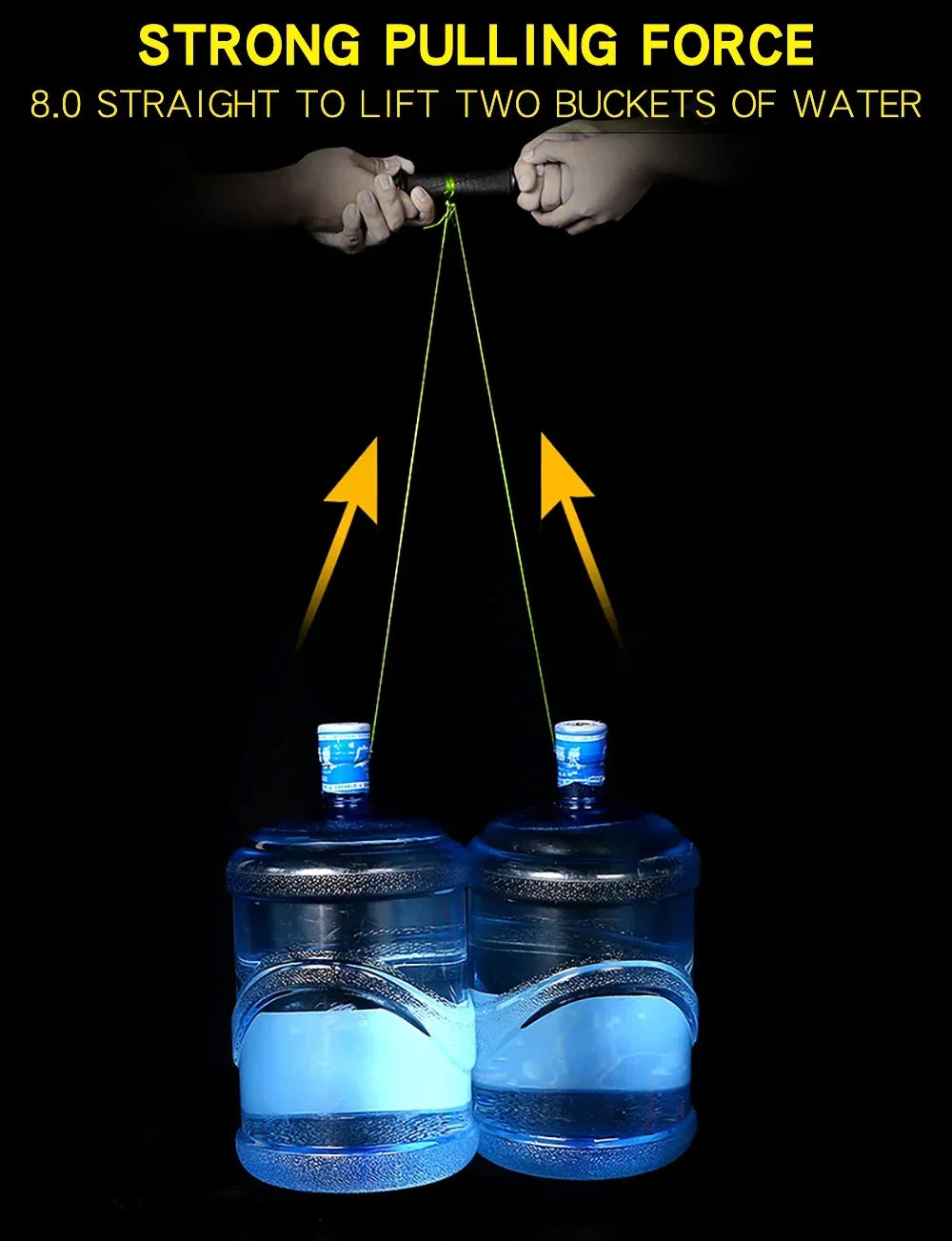 8 Strands Multifilament Angelschnüre Salzwasser Fliegen-Karpfen geflochtene Schnur X8 Spinnköder Angelschnur für Barsch 300m/500m 18lb-78lb