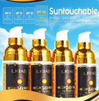 LKIAE Sonnencreme, Breitspektrum LSF 50, UVA/UVB, leicht & nicht fettend, Sonnenschutz, für Gesicht, Körper, nicht komedogen, 60ml