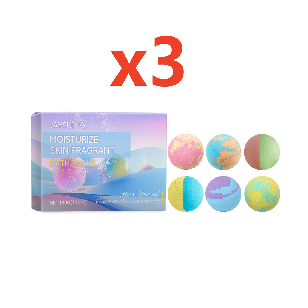 Badebombe Lang anhaltender Duft Aromatherapie Blumiger Duft Peeling Feuchtigkeit Körperwaschmittel Reinigende Spa-Salzball Brausekugeln Dusche
