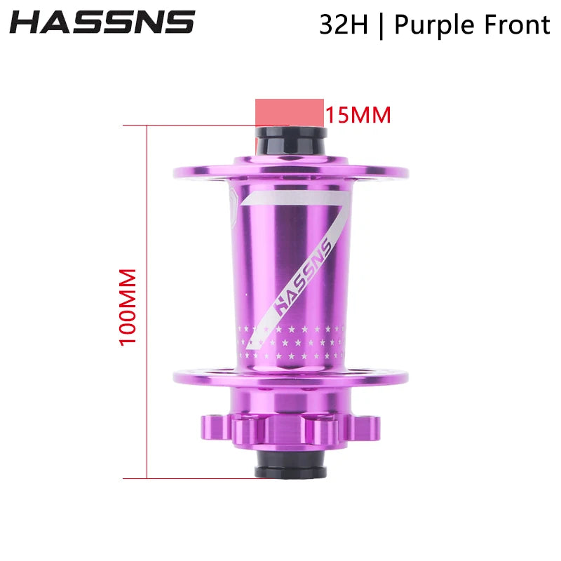 HASSNS Noisy Cube Pro 7 Freilauf MTB Hinterradnabe 32 Loch Dirt Jump Bike Nabe Wechsel Fahrrad Cube 15*100/10*135MM Fahrradbuchsen