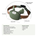 4D Bionic Finger Nacken-Schulter-Massagegerät Kabelloses Nacken-Halswirbel-Trapezius-Knetmassage-Schal Bürstenloser Motor Nackenmassagegerät