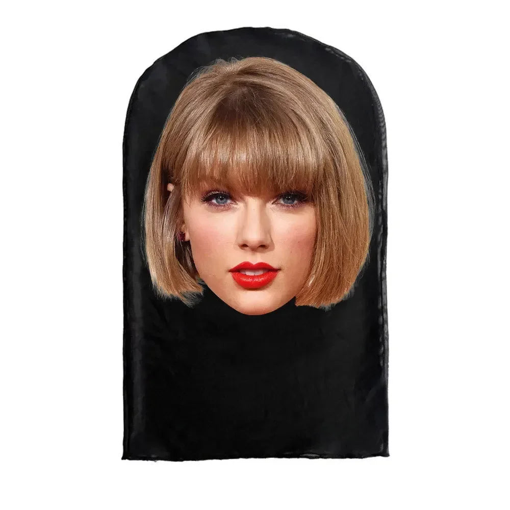 Cosplay 3D-gedruckte Kanye-Maske Stretch Mesh Vollgesichtsmaske Männer Frauen Rollenspiel Kopfbedeckung Halloween Maskerade Sturmhaube Kopfbedeckung