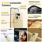 Neu eingetroffen: realme 16 Pro 5G Smartphone Europäische Version 200 MP LumaColor Kamera 6500 Nits AMOLED Display 6500 mAh Akku NFC