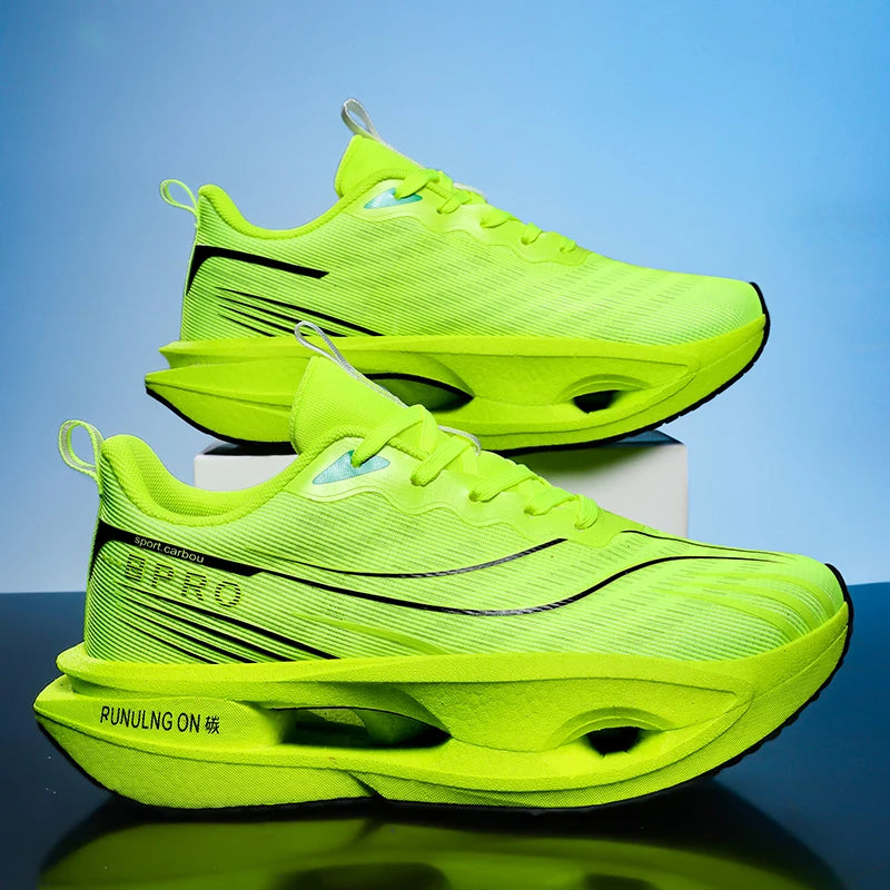Herren-Freizeitschuh, bequem und modisch, für das Straßenlaufen, stabile Inversion, Sport und Outdoor, Schnürverschluss, Low-Top-Stil, Obermaterial aus Stoff und bequeme Einlegesohlen, rutschfeste, verschleißfeste Sohlen, geometrische Muster, passend