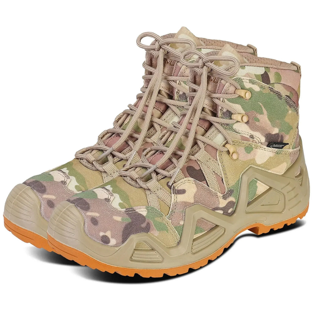 Herren Freizeit Jagd Stiefeletten Outdoor Taktische Wanderschuhe Herren Stiefel Jagd Arbeitsstiefel für Motorradschuhe Militärstiefel
