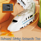 Spielzeug-Elektrozug "Bullet Train" – Batteriebetriebene Aktionslokomotive, Hochgeschwindigkeitsfahrzeug mit Zuggeräusch und Licht, Geschenk für Kinder