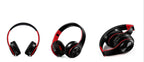 Herren Geschenk Gold Wireless Kopfhörer Bluetooth Kopfhörer Stereo Headset Spiel mit eingebautem Mikrofon, universell für Android und iOS