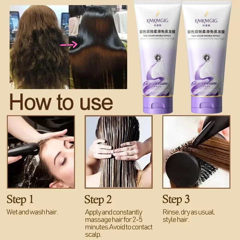 Magische Haarmaske Kollagen Keratin 5 Sekunden Reparatur Geschädigtes Frizziges Haar Glatt Tiefenwirksame Feuchtigkeitspflege Nährendes Haarpflegeprodukt