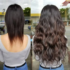 Clip In Echthaar Extensions Brasilianisches Body Wave Clip In 8 Teile/Set Natur Schwarz Farbe Clip Ins Remy Haar 8-26 Zoll 120G