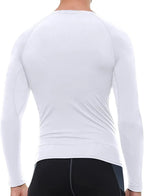 Herren Kompressionsshirts Langarm Workout Gym T-Shirt Laufshirt Cool Dry Sport Unterhemd Sportlicher Baselayer