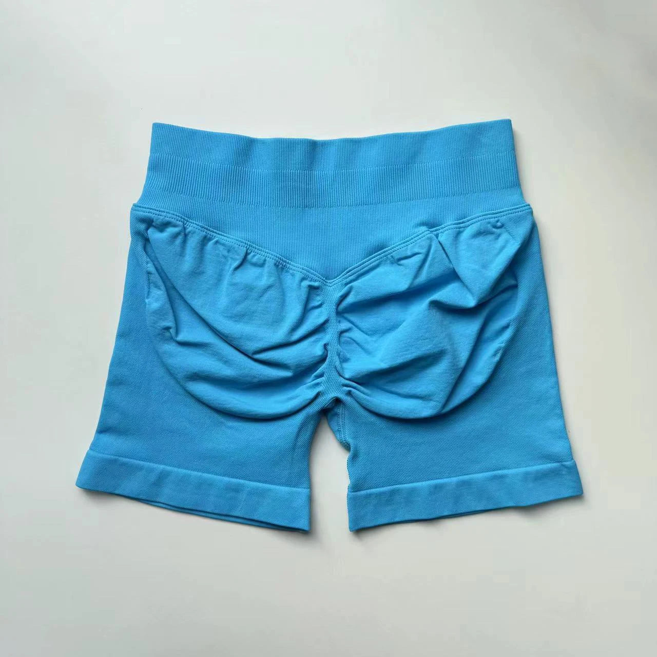 Impact Shorts 4.5" Nahtlos, hochelastisch, niedrig gerippter Bund, dezenter Po-Kontur-Shorts, Fitness Workout Yoga Gym Shorts