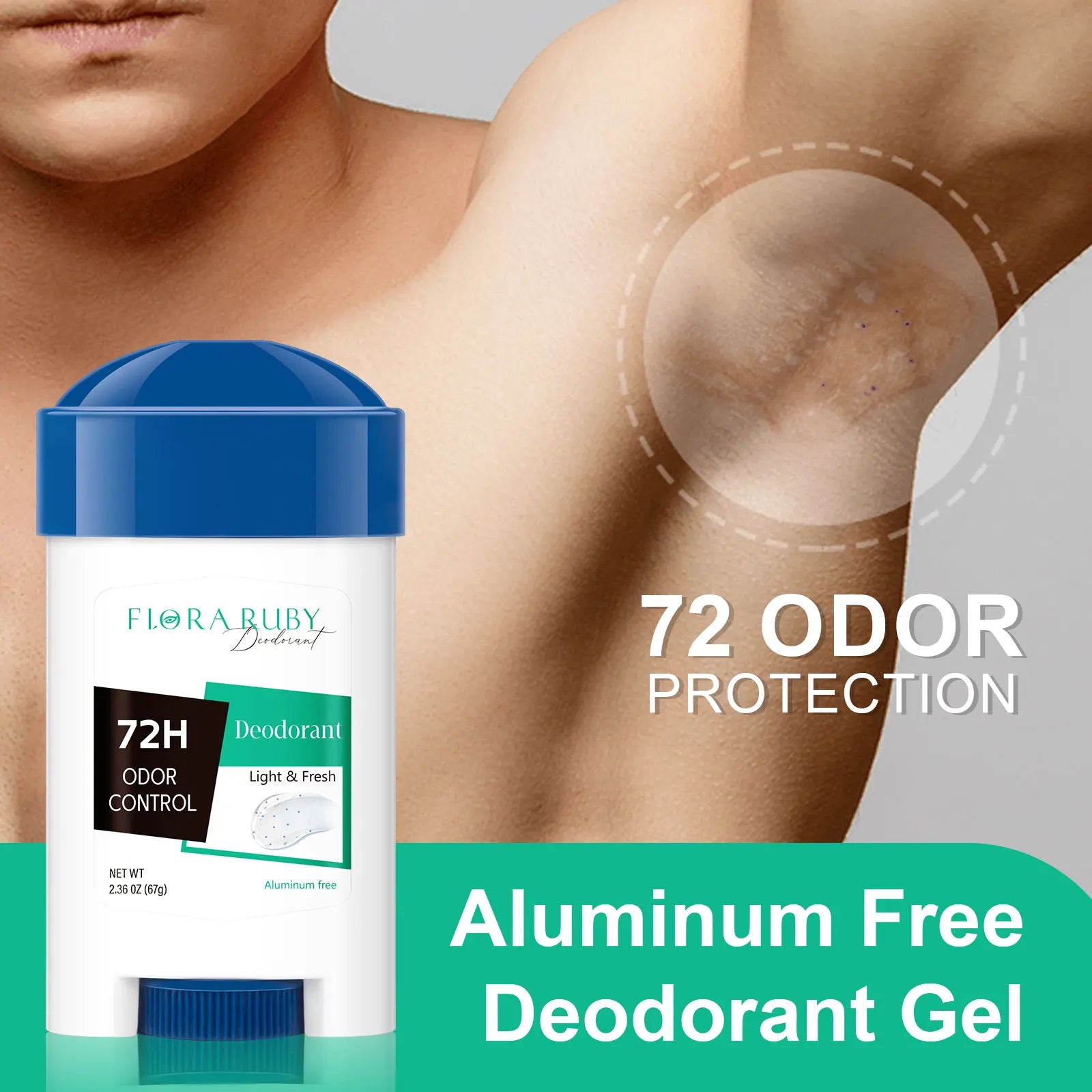 Body Odor Remove Cream Underarm Bad Smell Sweating Solid Perfume Elegant Long-lasting Fragrances Cream Plant Aroma Deodorants ﻿ Main image