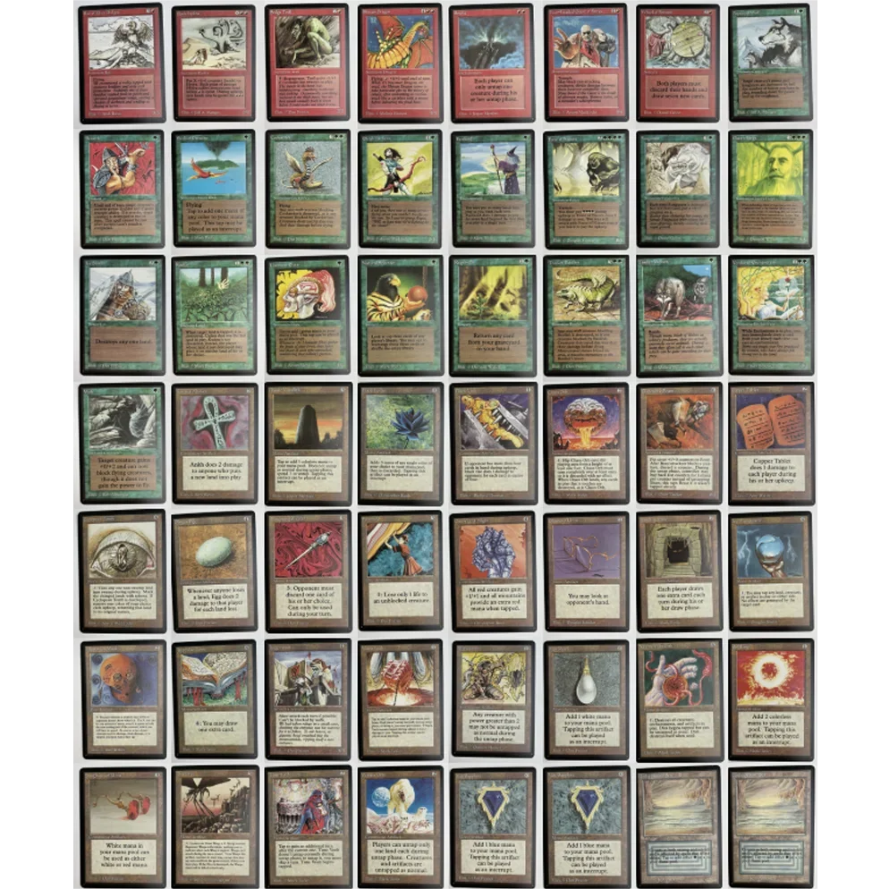 Ganze Reihe TCG-Karten für Heimspiel-Proxy: Magical Power 9 Beta Fetch Lands, VMA Dual, Schockländer, Der Eine Ring, Sammel-Sol Ring