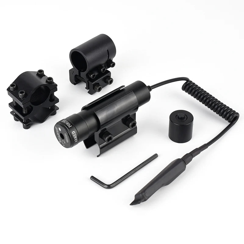 Outdoor Rotpunkt-Rot-/Grün-Laservisier Jagdzubehör Sport-Weitdistanz-Laserkalibrator für 11/20mm Schiene