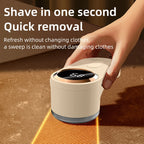 2025 New 1200mAh Lint Remover for Clothing LED Digital Electric Pellet Fluff Remover USB Rechargeable Fuzz Fabric Shaver Sweater