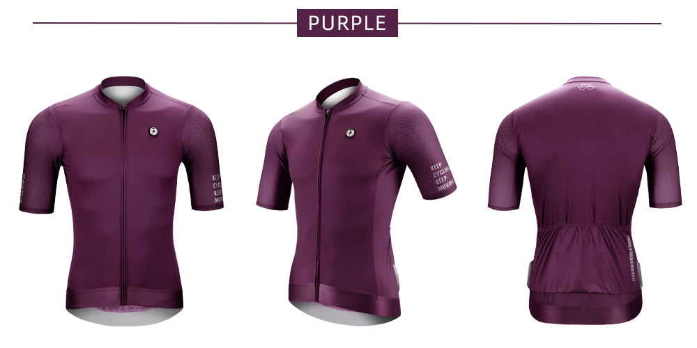 DAREVIE Radtrikot SPF 50 UV-Schutz Trainingsniveau Slim Fit Kleine Größe Herren Damen Mann Fahrradtrikot Radsport-Trikot