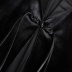 Schwarze Samtweste Jacke für Damen Ärmelloser Blazer Mode 2026 Frühling und Herbst Anzug Tank Top Retro Weste Z2338