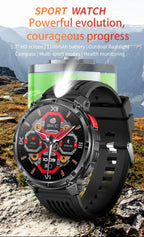 2026 Neue T-Rex3 Pro 1100mAh Akku Smartwatch GPS-Route 5ATM Wasserdicht Sport Lauf-Tracker Outdoor Kompass Militär-Smartwatch