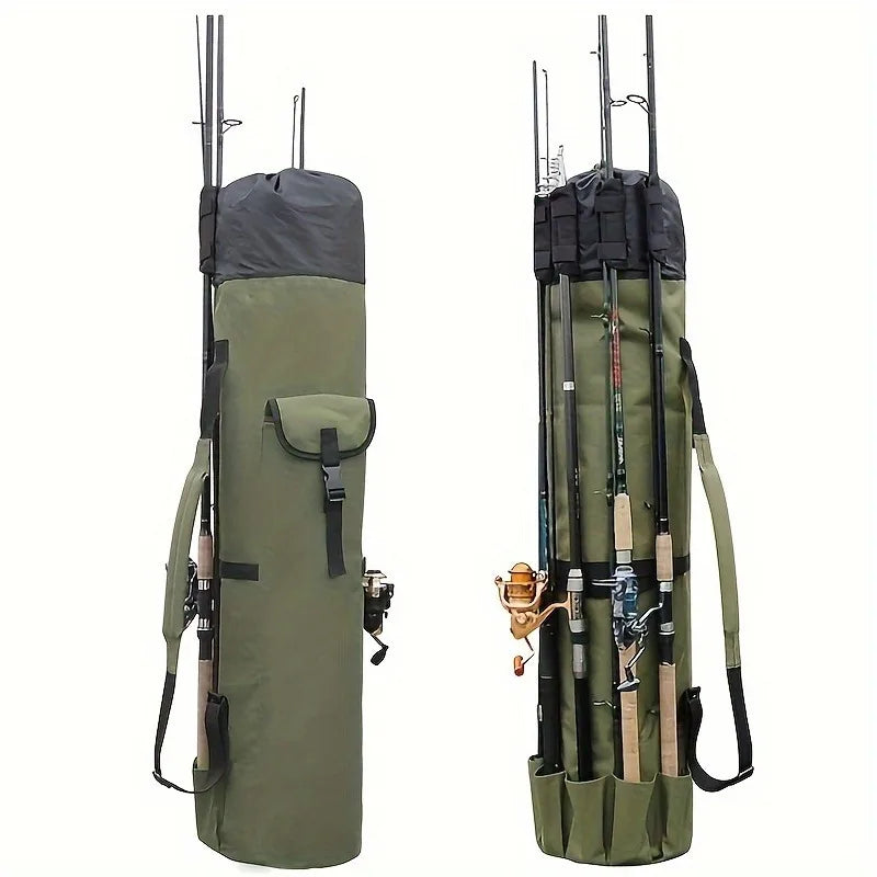 Angeltaschen Robust Faltbar Angeltasche Multifunktional Große Kapazität Hochwertige Rutenhülle