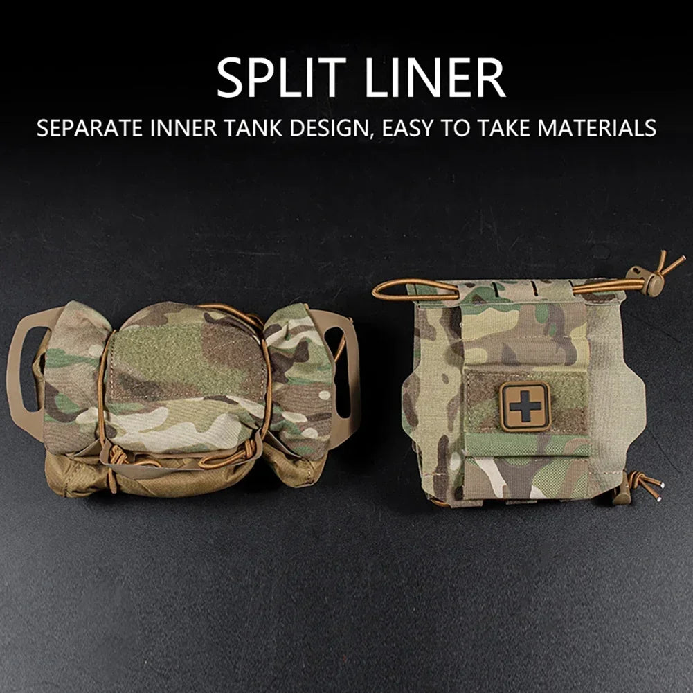 IFAK-Sets Taktisches Erste-Hilfe-Set MOLLE Medizintasche Schnelleinsatz-Notfall-Überlebensset Outdoor-Erste-Hilfe-Überlebensset