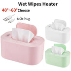 Tragbarer Baby-Feuchttücherwärmer Thermischer USB-Lade-Wickeltuchspender Warmer Wickeltuchwärmer Heizbox für Zuhause