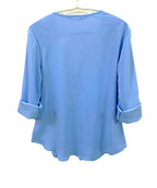 2024 Qualität Heißer Verkauf Plus Size Tiefer V-Ausschnitt Damenbluse Chiffon Coole lockere Hemd Mode Freizeit Damen Tops Sexy Reißverschluss Pullover
