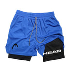 Anime Berserk Herren-Laufshorts Fitnessstudio Training 2-in-1 Sport Schnelltrocknend Workout Jogging Doppelschicht Sommer