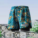 Badeboxer Herren Badehose Set Neu Strandbadehose Für Erwachsene Schnell Trocknende Surf-Badeshorts mit Futter Schwimmhose