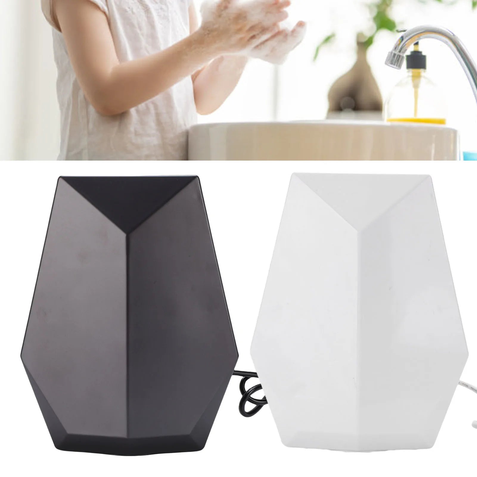 Wandmontierter Händetrockner mit automatischer Sensorik, 45 ℃ Heißluft-Händetrockner für Badezimmer und Toilette, wandmontierter Händetrockner Zweitbild