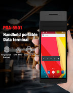 5,5 Zoll Android 11 4+64G Robustes mobiles Computer-PDA für Parkgebührensystem, Zahlungsterminal, Handheld-PDA